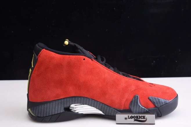 Cheap TBkick Jordan 14 654459-670 Retro Air Red Challenge 0813